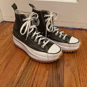 Green Converse Run Star Hike UK6.5
